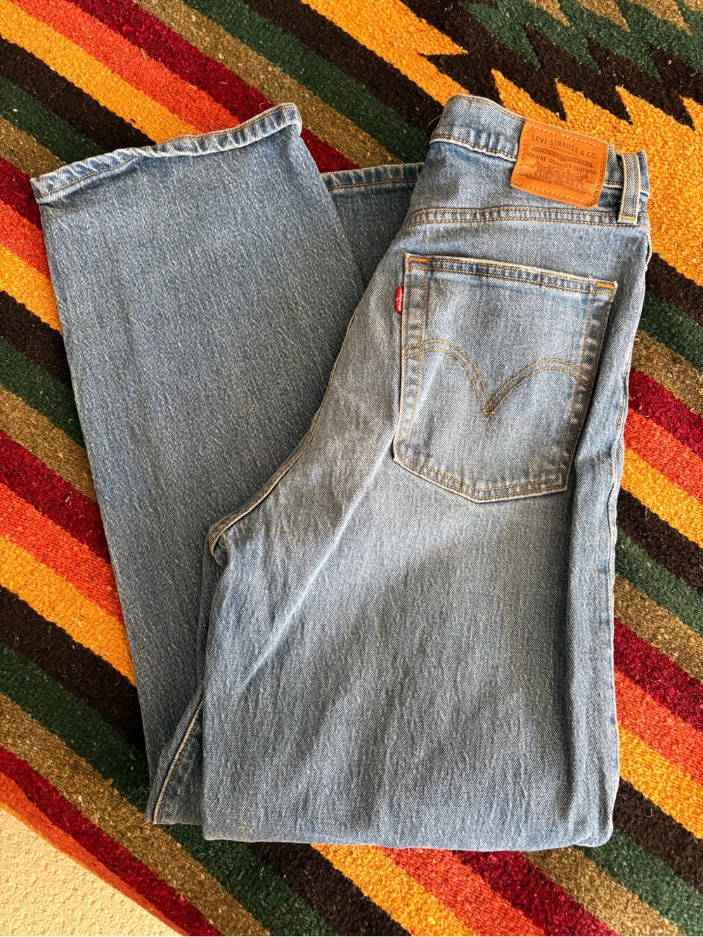Levi's Light Blue Straight Jeans - Classic Five-Pocket Style